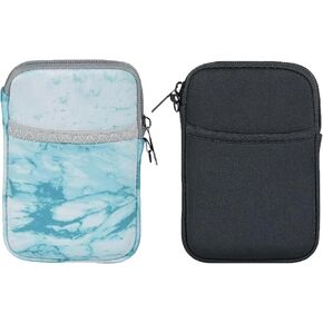 External Hard Drive Carrying Case 2.5inch Hard Drive Enclosure Protective Storage Travel Bag for Seagate External Hard Drive/Western Digital Elements Portable Hard Drive (Black/Black Marbled)