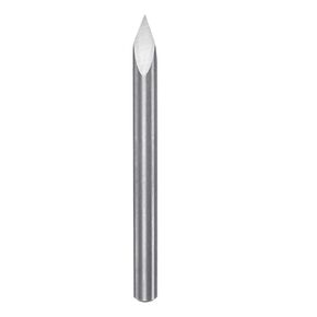 HARFINGTON Engraving CNC Router Bit 1/8" 3.175mm Shank 0.2mm Tip 45 Degree Solid Carbide 3 Flutes for Wood Acrylic PVC MDF Plastic