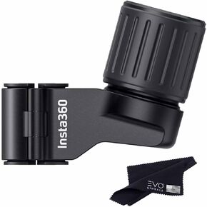 Insta360 Ski Pole Mount for Action Cameras, compatiable X3/ ACE/ACE PRO/ONE RS/X2, GoPro Hero12/11/10/9, DJI OSMO Action 4/3/2 (ski Pole Mount only), Black, CINSBAVQ-ALT4