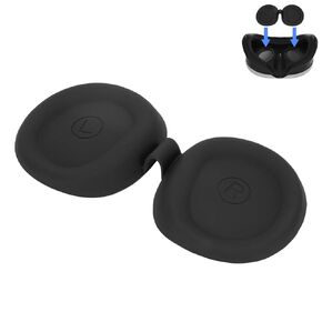 Geekria VR Lens Protective Shell Cover Compatible with Meta Q3 Headset, Silicone Protect Cover Cap Design, Dust-Proof & Anti-Scratch, Washable Protective Sleeve (Grey)