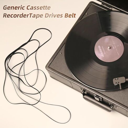 10 قطع من حزام القرص الدوار بمواصفات مختلفة، حزام مشغل التسجيل بديل لحزام القرص الدوار فونو/الشريط/CD، 10 مقاسات in Kuwait