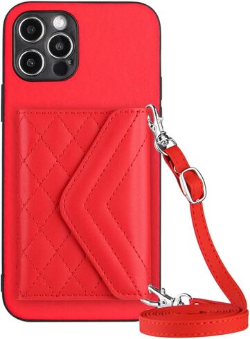 ANSHOW Wallet Case [RFID Blocking]: Cute Leather Case with Card Holder for Women Girls, Protective Purse with Strap Slim Luxury Flip Durable Bag Design in Saudi Arabia
