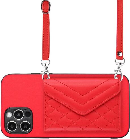 ANSHOW Wallet Case [RFID Blocking]: Cute Leather Case with Card Holder for Women Girls, Protective Purse with Strap Slim Luxury Flip Durable Bag Design in Saudi Arabia