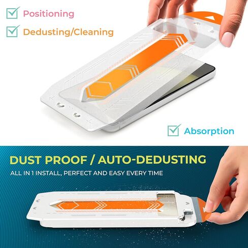 Power Theory compatible with iPhone 16 Pro Max Privacy Screen Protector Shatterproof Tempered Glass, 2 Pack, Easy installation, Anti-Spy, Bubble Free, Case Friendly, Anti-Scratch, Anti-Smudge in Kuwait