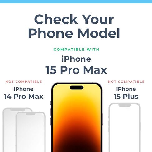 Power Theory compatible with iPhone 16 Pro Max Privacy Screen Protector Shatterproof Tempered Glass, 2 Pack, Easy installation, Anti-Spy, Bubble Free, Case Friendly, Anti-Scratch, Anti-Smudge in Kuwait