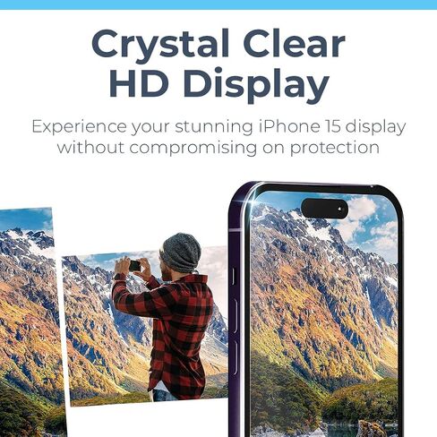 Power Theory compatible with iPhone 16 Pro Max Privacy Screen Protector Shatterproof Tempered Glass, 2 Pack, Easy installation, Anti-Spy, Bubble Free, Case Friendly, Anti-Scratch, Anti-Smudge in Kuwait