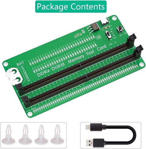 جهاز اختبار ذاكرة DDR4، بطاقة اختبار ذاكرة DDR4 للكمبيوتر المكتبي مع مؤشرات LED لذاكرة DDR4 للكمبيوتر المكتبي in Kuwait