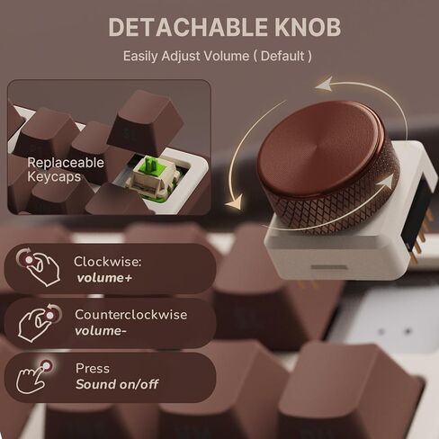 لوحة مفاتيح ميكانيكية RK ROYAL KLUDGE R87 Pro مع مقبض، لوحة مفاتيح لاسلكية للألعاب بنسبة 75% RGB مع اتصال بلوتوث/2.4G/سلكي، غطاء مفاتيح PBT مطبوع جانبيًا، QMK/VIA، مفتاح ماتشا خطي قابل للتبديل السريع in Kuwait