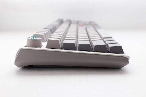 Ducky One 3 Mist Grey Hotswap RGB Double Shot PBT Quack Mechanical Keyboard Cherry MX Silver in Saudi Arabia
