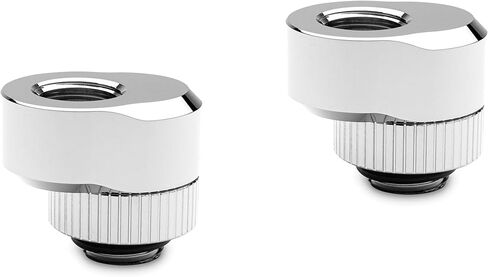 EKWB EK-Quantum Torque Rotary Offset Adaptor Fitting، 7 مم، أسود، عبوتان in Kuwait