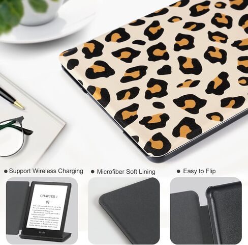 CoBak Case for Kindle Paperwhite - All New PU Leather Cover with Auto Sleep Wake Feature for Kindle Paperwhite Signature Edition and Kindle Paperwhite 11th Generation 2021 Released in Saudi Arabia