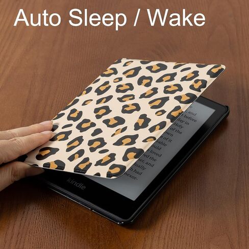 CoBak Case for Kindle Paperwhite - All New PU Leather Cover with Auto Sleep Wake Feature for Kindle Paperwhite Signature Edition and Kindle Paperwhite 11th Generation 2021 Released in Saudi Arabia