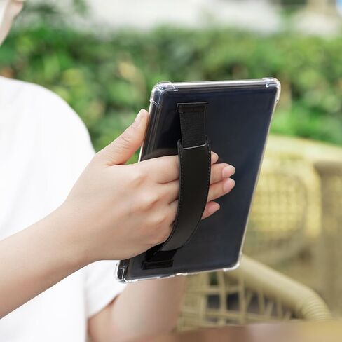 حافظة CoBak الشفافة وحزام اليد لجهاز Kindle Paperwhite الجيل الحادي عشر 2021 والإصدار المميز (6.8 بوصة) - غطاء خلفي من السيليكون خفيف الوزن مقاوم للخدش. حماية واضحة تمامًا in Saudi Arabia