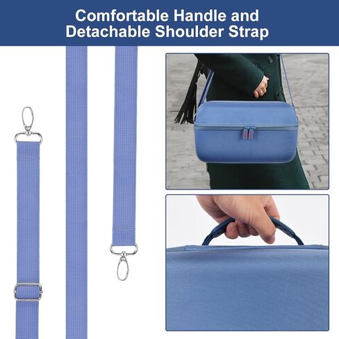 حافظة محمولة لمكبر الصوت Bose SoundLink Max، حقيبة حمل صلبة، حقيبة سفر مقاومة للماء مع حزام كتف ومقبض - أسود in Kuwait