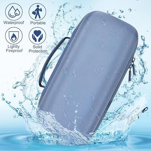 حافظة محمولة لمكبر الصوت Bose SoundLink Max، حقيبة حمل صلبة، حقيبة سفر مقاومة للماء مع حزام كتف ومقبض - أسود in Kuwait