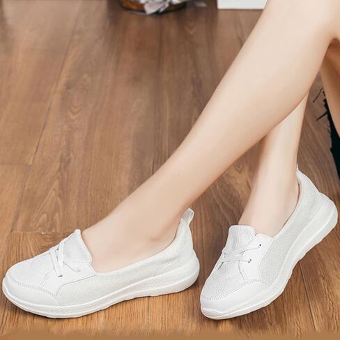 Women's Comfy Slip-On Orthopedic Walking Shoes,Kotsas Breathable Arch Support Non-Slip Shoes,Casual Low Top Soft Sole Shoe for Women in Kuwait