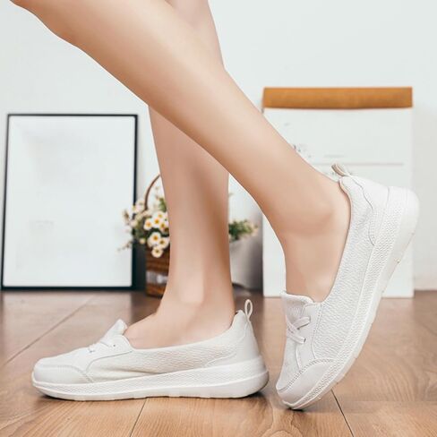 Women's Comfy Slip-On Orthopedic Walking Shoes,Kotsas Breathable Arch Support Non-Slip Shoes,Casual Low Top Soft Sole Shoe for Women in Kuwait