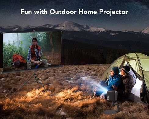 [Electric Focus/Auto Correction] 800 ANSI Ultra HD Projecto COI Native 1080P Support Android TV9.0 5G WiFi Bluetooth HD Outdoor Projector 4K Support,4P4D/Zoom/Portable Mini Movie Projectorn Pone/Lapto in Saudi Arabia