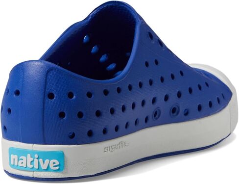 Native Shoes Kids Jefferson (طفل صغير/طفل كبير) - أحذية للأطفال - جزء علوي من مادة EVA - بطانة ونعل داخلي من مادة EVA وردي بارد/أبيض 12 Little Kid M in Kuwait