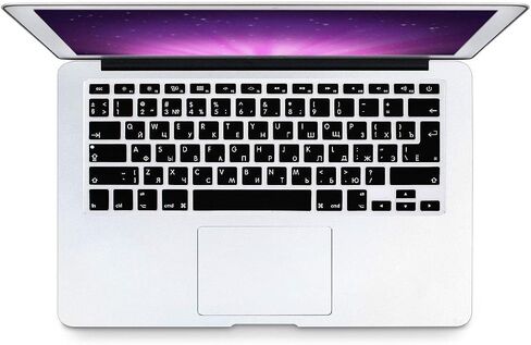 غطاء لوحة مفاتيح باللغة العربية لجهاز MacBook Pro 13 بوصة 15 بوصة 17 بوصة (مع أو بدون شاشة عرض ريتينا) غلاف سيليكون لجهاز iMac وAir 13 بوصة، إصدار الولايات المتحدة الأمريكية والأوروبية - عربي/إنجليزي in Kuwait