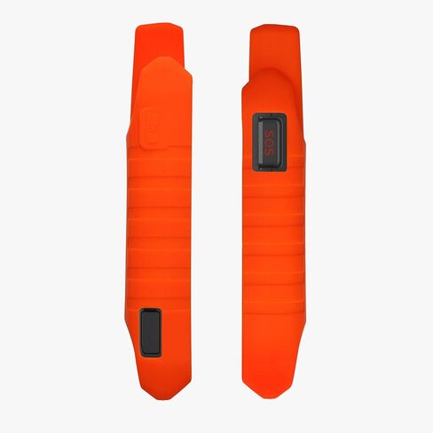 kwmobile Case Compatible with Garmin Montana 700i /750i - GPS Handset Navigation System Soft Silicone Skin Protective Cover - Orange in Saudi Arabia