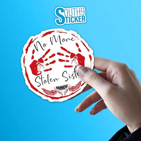 (3 قطع) ملصق MMIW لا مزيد من الأخوات المسروقات المفقودات المقتولة من السكان الأصليين ملصق وجه امرأة وأيدي تصميم 3 بوصات من الفينيل مقطوعة بالقالب لكتاب زجاجة مياه وهدايا الكمبيوتر المحمول للأطفال الأولاد والبنات 3 بوصات in Kuwait