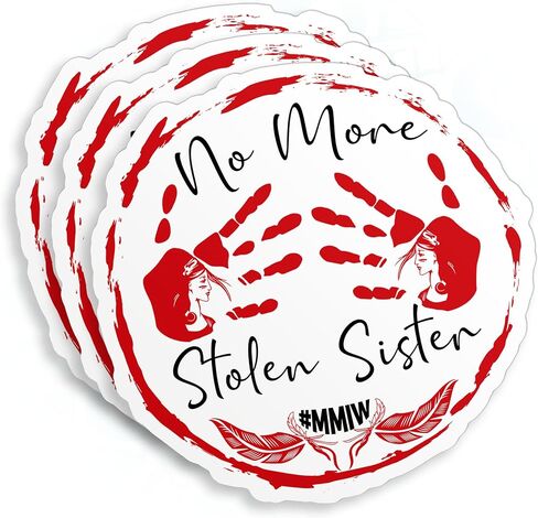 (3 قطع) ملصق MMIW لا مزيد من الأخوات المسروقات المفقودات المقتولة من السكان الأصليين ملصق وجه امرأة وأيدي تصميم 3 بوصات من الفينيل مقطوعة بالقالب لكتاب زجاجة مياه وهدايا الكمبيوتر المحمول للأطفال الأولاد والبنات 3 بوصات in Kuwait