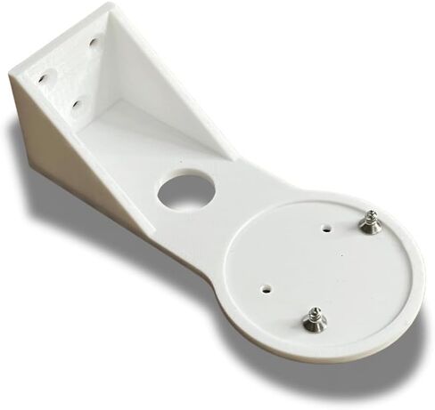 Bracket Mount Compatible with Ring Stick Up Camera | Overhang or Ceiling Mounting Bracket for Indoor or Outdoor Use | Made in USA (Stick Up, White) in Saudi Arabia