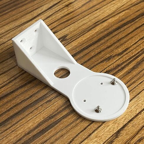 Bracket Mount Compatible with Ring Stick Up Camera | Overhang or Ceiling Mounting Bracket for Indoor or Outdoor Use | Made in USA (Stick Up, White) in Saudi Arabia