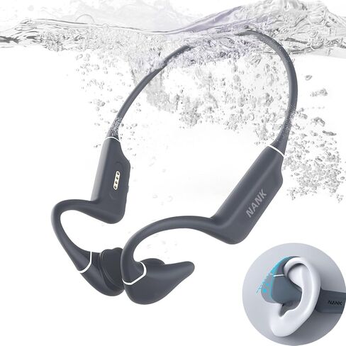 NANK Runner Diver2 Pro - Bone Conduction Headphones with Noise Cancelling Mode, IP69 Swimming Headphones, Bluetooth 5.4 & 32GB MP3 Player, Open Ear Headphones with Mic, Fit for Sports in Saudi Arabia