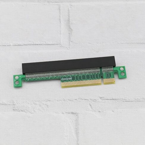 2PCS PCI-E 8X to 16x Expander Converter Riser Card Adapter Male to Female Expansion PCI-E 16X Extension Card Riser Card Protection Card in Saudi Arabia