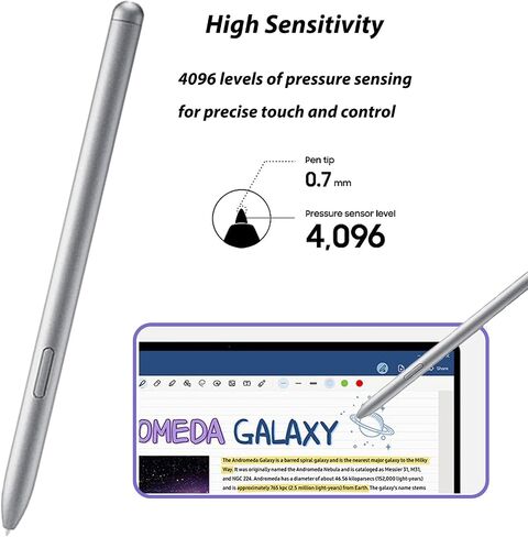قلم Galaxy Book4 Pro 360 S بديل لجهاز Samsung Galaxy Book Pro 4 360 Stylus متوافق مع قلم Samsung Galaxy Book 4 360 مع 5 سن (أسود) in Saudi Arabia