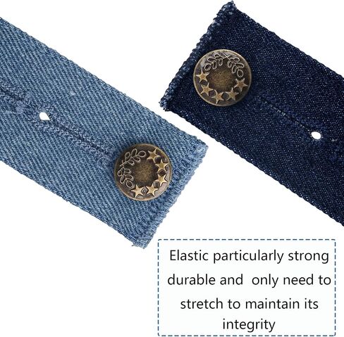 LUTER Set of 4 8.5 x 3.5 cm Extension Trousers for Pregnancy Men Women Jeans Trousers Skirts (4 Colours) in Saudi Arabia