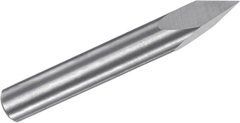 HARFINGTON Engraving CNC Router Bit 1/8" 3.175mm Shank 0.2mm Tip 45 Degree Solid Carbide 3 Flutes for Wood Acrylic PVC MDF Plastic in Saudi Arabia