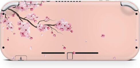 Tacky Design Flowers Japanese Cherry Blossom Skin Compatible with Nintendo Switch Skin - Premium Vinyl 3M Beige Stickers Set - Switch Skin Compatible with Joy Con, Console, Dock,- Decal Full Wrap in Saudi Arabia
