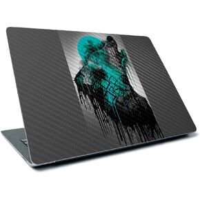 MightySkins Carbon Fiber Skin for Microsoft Surface Laptop 3 13.5" (2019) - Under The Moon,Textured Carbon Fiber Finish,Easy to Apply, Remove, and Change Styles,