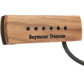Seymour Duncan SA-3XL Adjustable Woody Acoustic Soundhole Pickup - Walnut Hum-Canceling