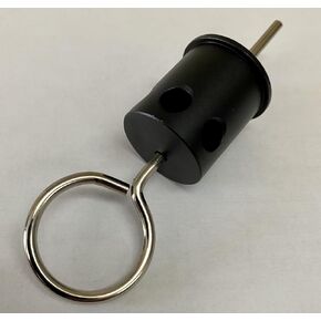 .22 Nailgun Blank Adapter for 12ga Perimeter Trip Wire Alarm (Black)