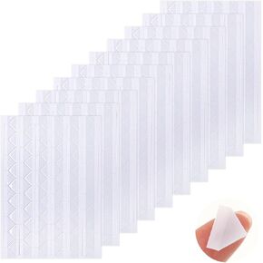 1530 Pieces Clear Photo Corners Self Adhesive Picture Corners for Scrapbooking, Photo Corner Stickers, Scrapbook Photo Mounting Corners, 15 Sheets Transparent