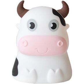 DOITOOL Baby Night Light for Kids Lamp Cow Lamp: Cow Nursery Night Lights for Baby Room and Toddler, Animal Lights Cute for Girls and Boys, Kawaii Lamp Room Decor, Pink