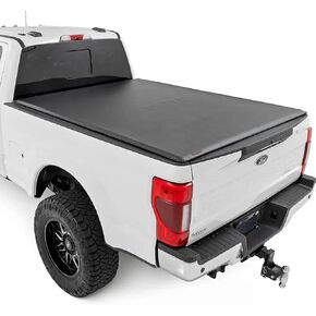 Rough Country Soft Roll-Up Bed Cover for 17-24 Ford Super Duty | 6'10-42517650