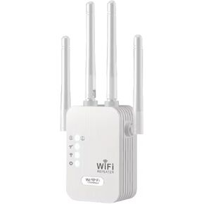 WiFi Extender Signal Booster, Long Range WiFi for Home and Office, WiFi Repeater with Ethernet Port