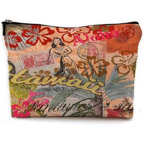 NEGIGA Rabbit Makeup Bag, Rabbit Gifts for Rabbit Lovers Women, Vintage French Rabbit Small Makeup Cosmetic Bag for Purse, Rabbit Gifts Cosmetic Bags for Women, Womens Makeup Bag