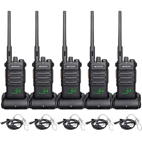 Retevis RT86 2 Way Radios Long Range,High Power 2600mAh Walkie Talkies Rechargeable,16CH Shatterproof Display Two Way Radios with Earpiece for Warehouse School(5 Pack) in Kuwait