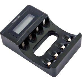 RadioShack 4-Bay Smart Battery Charger with Digital Display, 1-3 Hours