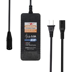 16.8V 5A AC/DC Lithium Battery Charger for 4S 14.8V Li-ion Battery Pack with XLR-3Pin Connector Fast Charging