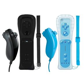 Donop Wii Remote with Nunchuck, Wii Controller with Nunchuck, Compatible with Nintendo Wii/Wii U (White)