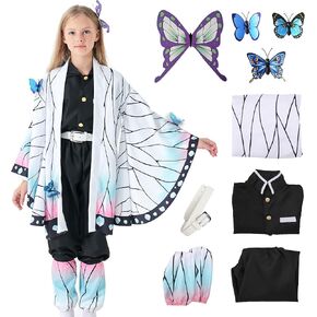 Halloween Cosplay Costumes Kamado Kids Anime Kimono Halloween Cloak