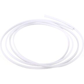 Othmro 4.92ft PET Flexible Expandable Braided Cable Sleeve 0.16inch Width Wire Loom Sleeving and Organizer Flexible Wire Mesh Sleeve for TV Audio PC Cords from Pets Chewing White