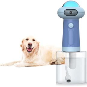 MSDONG Electric Dog Foam Soap Dispenser - 1200mA Battery, 350ml Capacity, IPX7 Waterproof, Magnetic Charging, Large Foam Production for Pets and Household Cleaning